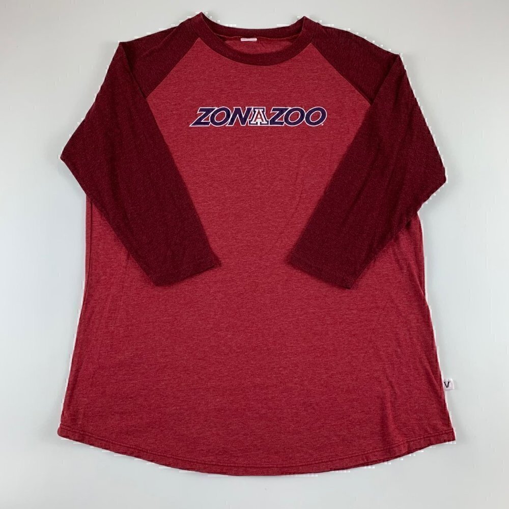 Arizona Wildcats Zona Zoo NCAA Venley Raglan Shirt